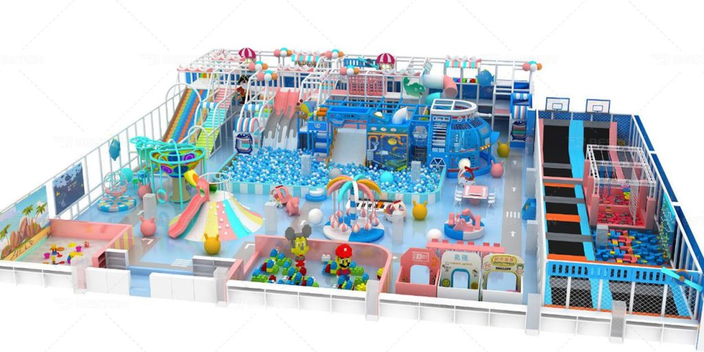 Ocean Theme Indoor Playground Structure For sale