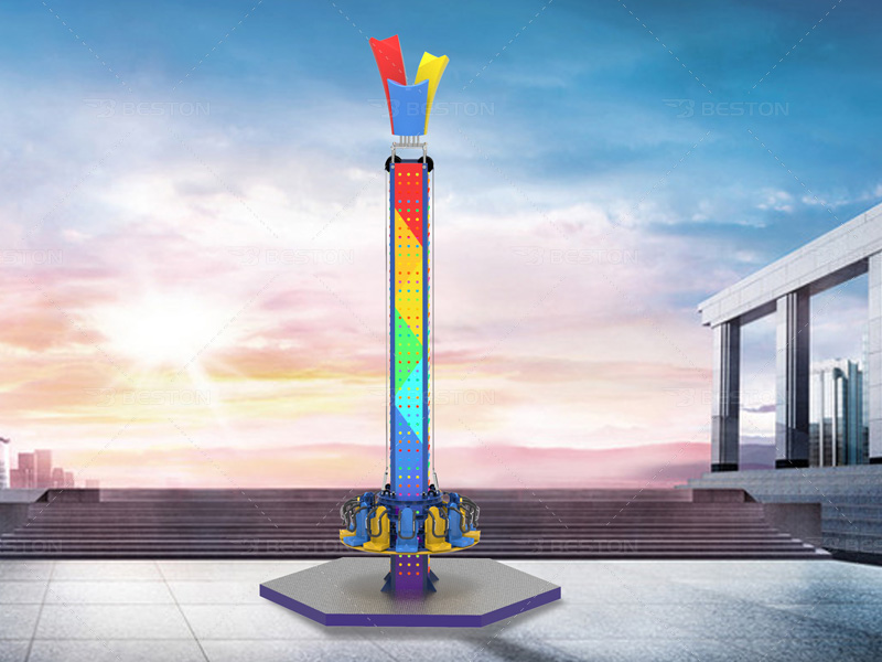 Customized 10 meter drop tower rides for sale